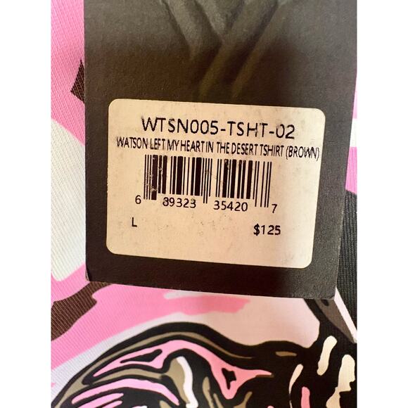 NWT Sz. L - Watson "Left My Heart in the Desert" Tee (Brown) - Picture 3 of 7